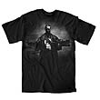 Punisher Two Guns, No Waiting Black T-Shirt